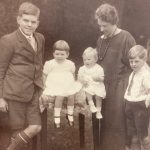 Gladys with Jim, Bob, Helen & Mary