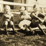Mary, Helen, Jane & Bob as young children