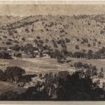Aerial photo of Landscape and hills behind