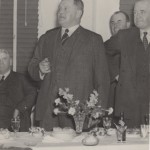 Sir Walter Duncan (seated), Essington Lewis, ?, Harold Darling